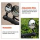 thumbnail image 2 of 2Pcs Motorcycle Mirrors Rotatable Rearview Mirrors Adjustable Bike Rearview Mirrors, 2 of 4