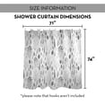 thumbnail image 7 of Creative Products Watercolor Leaves 3 71x74 Shower Curtain, 7 of 7