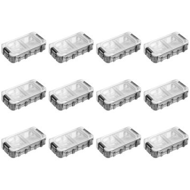 Caja Aparejos Pesca Gran Capacidad Herramientas Impermeable Con Tapa Transparente (+)