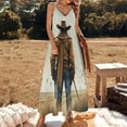 thumbnail image 3 of Western Cowboy Style Sleeveless Dress Loose Women's Dress Dresses Luxury Evening Dresses, 3 of 9