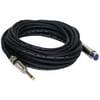Pyle XLR Microphone Cable, 30ft (1/4'' Male to XLR Female)