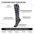 thumbnail image 2 of Sikiie Cherry Blossoms 1 Pairs Compression Socks for Men and Women 15-20 mmHg Running Support Socks, 2 of 7