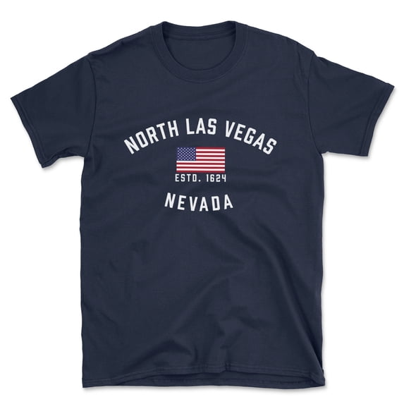 North Las Vegas Nevada Patriot Men's Cotton T-Shirt