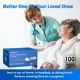 thumbnail image 3 of HygiCare Commode Liner and Bedpan Value Pack, 100 Count, Medical Grade Liner, Leakproof, Easy to Tie, Best for Bedside Commodes and Bedpans, 3 of 8