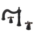 thumbnail image 1 of Kingston Brass KS1345AX 8 Inch -18 Inch Widespread Roman Tub Filler - Oil Rubbed Bronze, 1 of 1