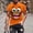 Orange, variant on COSFO Summer Big And Tall Shirts for Men Short Sleeve Funny Workout Graphic Tees Crew Neck Casual Loose Fit Tops