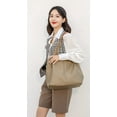 thumbnail image 5 of CoCopeaunts Women's Canvas Shoulder Bag Leisure Tote Bag Large Capacity Messenger Bag Hobo Bag Stylish Handbag for Shopping Travel, 5 of 7