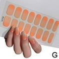 thumbnail image 4 of 16 Pcs/Set Gradient Semi-Cured Gel Nail Strips Patch Waterproof Adhesive Wraps Full DIY, 4 of 8