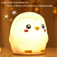 thumbnail image 5 of LED Night Light Cute Cartoon Penguin Silicone Touch Sensor Lamp For Kid with Remote Mini Cute Tabletop Lamp Creative Bedroom Decor Lamp, 5 of 13