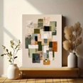 thumbnail image 6 of UXIEQU Abstract Geometric Blocks Canvas Wall Art Print 15.75x11.81 Inches, 6 of 8