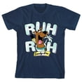 thumbnail image 4 of Scooby Doo Ruh Roh Boy's Navy T-shirt-Medium, 4 of 6