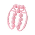 thumbnail image 2 of Masajeador de piernas con rodillo, herramienta de masaje de 12 ruedas, portátil, para ejercicios, 360 degree, relajación y estiramiento. rosa, 2 of 9