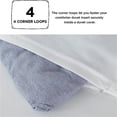 thumbnail image 5 of Soft Bedding for All Seasons 20 - Blue - 3 Piece - California King, 5 of 5