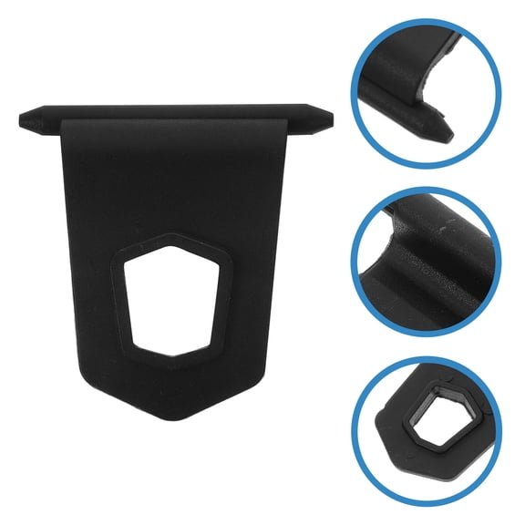 ibasenice 6Pcs Black Rv Awning Hooks Portable Rubber Clips for Outdoor Camping Tent Accessories