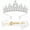 White queen suit, variant on ZPAQI Birthday Sash & Crownpiece for Adult Prom Sash Rhinestones Royal Crownpieces