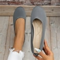 thumbnail image 1 of Qertyioot Espadrilles de Mode pour Femmes Liquidation Chaussures Plates Multicolores à Bout Rond pour Femmes Chaussures Décontractées Légères et Souples, 1 of 4