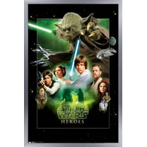 Star Wars: Saga - Heroes 16.5" x 24.25" Framed Poster, by Trends International