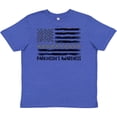 thumbnail image 3 of Inktastic Parkinson's Awareness Gray Ribbons and Flag Youth T-Shirt, 3 of 5