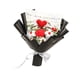 thumbnail image 4 of Ramo de flores de ganchillo terminado, decoración del hogar, flor de rosa artificial hecha a mano para Flores rojas, 4 of 9