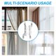 thumbnail image 3 of 1 par de rodillos para riel de cortina, riel magnético para cortinas, deslizable, riel para cortinas, 3 of 6