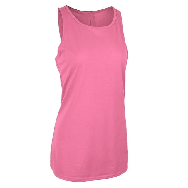 Blusa Top de Yoga Camisola Racerback Ropa de Entrenamiento Gimnasio Deportes Acuáticos Aire Libre Rosa XL Baoblaze camiseta de yoga tops mujeres