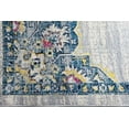thumbnail image 3 of Ladole Rugs Geode Antique Style Polypropylene Indoor Durable Traditional Area Rug Carpet Tapis in Turquoise Grey, 3 of 4