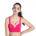 thumbnail image 3 of Zhongxinda Women Girl'S Bras Racer Back Bra Seamless Wireless Underwear Bra Full Coverage, 3 of 6