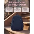 thumbnail image 5 of Luxtrada Women Backpack Purse 20L Nylon Anti-theft Fashion Casual Lightweight Travel Shoulder Bag Daypack (Navy), 5 of 8