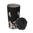 thumbnail image 2 of Goofa Japanese White Crane for Insulated Travel Coffee Mug Spill Proof Leak Proof 16 OZCoffee Tumbler Reusable Coffee Cups with Lids Thermos for Hot and Cold Drink, 2 of 8