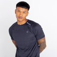 thumbnail image 5 of Dare 2B - Camiseta Persist Jaspeada para Hombre (Negro), 5 of 5