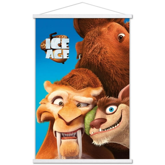 Ice Age: Collision Course (2016) - Squeeze In One Sheet Wall Poster with Magnetic Frame, 22.375" x 34"