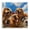 Golden Retriever Group Selfie, variant on Stupell Industries Eclectic Funny Wiener Dog Selfie Black Floating Frame Canvas Art, 18 x 18, by Jim Baldwin