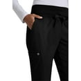 thumbnail image 4 of Barco 'Barco One' High Knit Waistband Cargo Pant Scrub Bottoms, 4 of 8