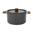 thumbnail image 1 of GUOOL Camping Cookware Camping Pot Porridge Noodle Pot Round Stockpot with Lid Camping 2.8L, 1 of 9