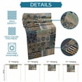 thumbnail image 6 of Nautical Coastal Table Runner 72 Inches, Vintage Sea Anchor Boat Underwater World Beige Bed Runner Dresser Scarves Tabletop for Indoor Outdoor Parties/Ceremony/Banquet, 18" x 72", 6 of 9