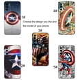 thumbnail image 3 of Compatible Con iPhone 11 12 Mini Pro Max SE 2020 Funda Blanda YT10 Marvel Capitán América Listo Stock Nuevo, 3 of 4