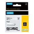 thumbnail image 1 of Etiqueta DYMO Rhino Industrial Vinyl 1/2 impresión negra sobre blanco, 1 of 6