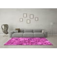 thumbnail image 3 of Ahgly Company Indoor Rectangle Abstract Pink Modern Area Rugs, 6' x 9', 3 of 4