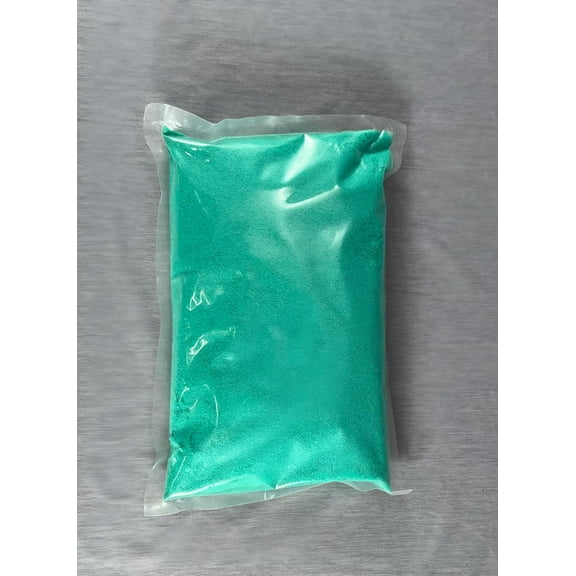 CalCastle Color Sand 2.2 LBS Bulk Pack 18 Colors for Weddings, Vase Filler, Home Decor, Craft Sand (Turquoise)