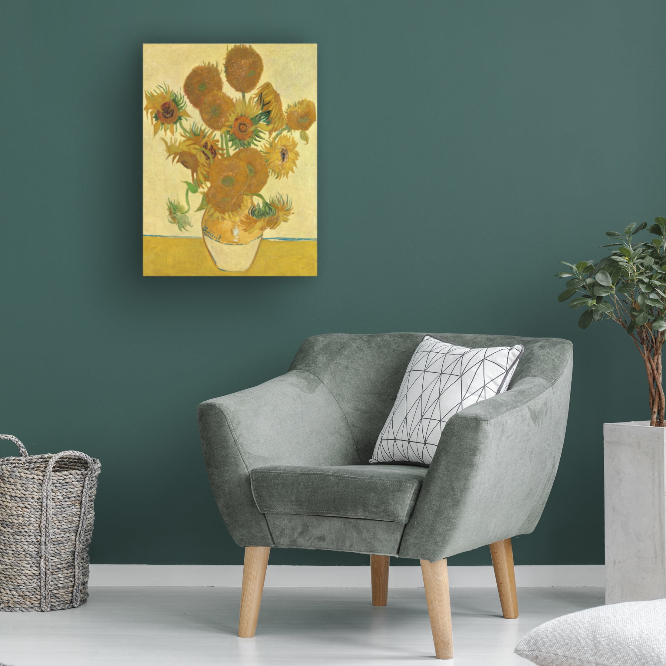 Trademark Fine Art Pictufy Sunflowers Canvas Wall Art