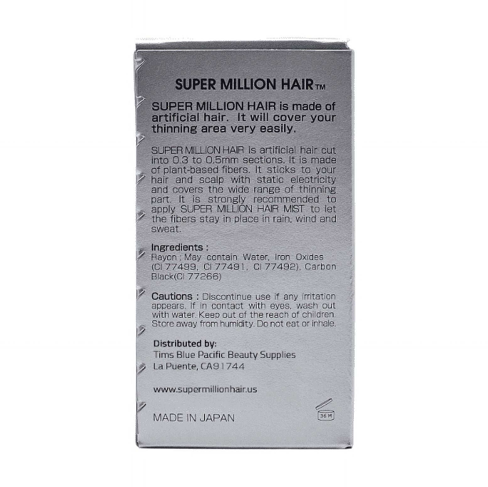 Super Million Hair Building Fiber, Light Brown, 25g, MADE IN JAPAN