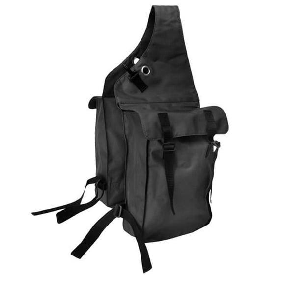 Nylon Saddle Bag, Brown