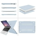 thumbnail image 5 of Mosiso Case for MacBook Pro 14 inch 2023 2022 2021 Release M3 A2918 A2992 M2 A2779 M1 A2442 Pro/Max Chip with Touch ID, Plastic Hard Cover Shell + Keyboard Cover, Baby Blue, 5 of 6