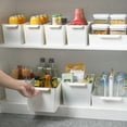 thumbnail image 3 of Naiovety Caja de almacenamiento para baño, cocina, organizador de cosméticos, artículos diversos, contenedores de alimentos, nevera, estuche Almacenamiento y organización del hogar Angosto, 3 of 6
