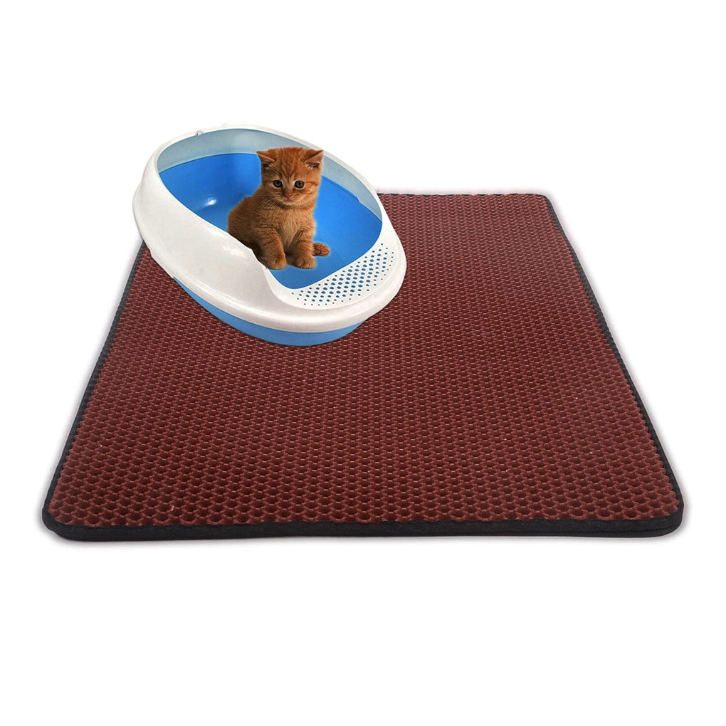 Electronicheart Pet litter Mat Double Layer Pad Home Large Flexible EVA