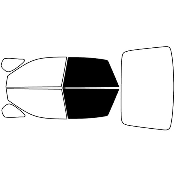 Rvinyl Window Tint Kit Compatible with Subaru Legacy 2000-2004 (Sedan) - Back Precut Kit - 5%