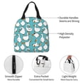 thumbnail image 3 of Easygdp Cartoon Funny Goose Premium Insulated Lunch Bag - Waterproof Oxford Cloth, Aluminum Foil Lining, Large Capacity, Front Pocket, Unisex for Work, School, Outdoor Activities, Picnics, 3 of 5