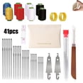thumbnail image 2 of 41 Piece Big Eye Steel Sewing Needles Kit, Hand Sewing Needle Set with Thimble Threader Thread Rippers, Complete Sewing Kit for Beginners, 2 of 7