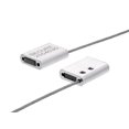 thumbnail image 2 of Secure Cable Ties 12 Inch Silver Pull Tight Galvanized Steel Cable Seal with 1.8mm wire - 50 Pack, 2 of 3