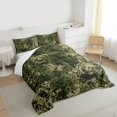 thumbnail image 3 of Castle Fairy Abstract Camouflage Bedding Comforter Set 2pcs for Boys Girls,Geometric Camo Twin Comforter Sets Microfiber,Green Black Wheat Breathable Bedding Set,Ultra Soft Home Decor,Reversible, 3 of 8